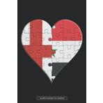 Independently published Planner: English Syrian Flag United Heart Jigsaw Puzzle Flags Of England Syria