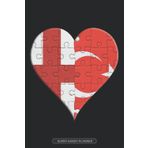 Independently published Planner: English Turkish Flag United Heart Jigsaw Puzzle Flags Of England Turkey