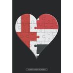 Independently published Planner: English Yemeni Flag United Heart Jigsaw Puzzle Flags Of England Yemen
