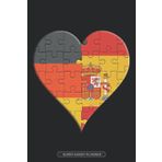 Independently published Planner: German Spanish Flag United Heart Jigsaw Puzzle Flags Of Germany Spain