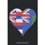 Independently published Planner: Hawaiian British Islanders Flag United Heart Jigsaw Puzzle Flags Of Hawaii British Islands