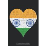 Independently published Planner: Indian Indian Flag United Heart Jigsaw Puzzle Flags Of India India