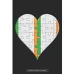 Independently published Planner: Ireland Ireland Jigsaw Heart Design Combined Flags For Irish Irish