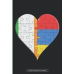 Independently published Planner: Irish Armenian Flag United Heart Jigsaw Puzzle Flags Of Ireland Armenia