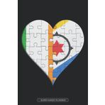 Independently published Planner: Irish Bonaire Dutch Flag United Heart Jigsaw Puzzle Flags Of Ireland Bonaire