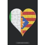 Independently published Planner: Irish Catalan Flag United Heart Jigsaw Puzzle Flags Of Ireland Catalonia