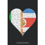 Independently published Planner: Irish Costa Rican Flag United Heart Jigsaw Puzzle Flags Of Ireland Costa Rica