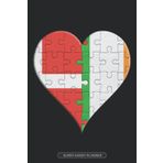 Independently published Planner: Irish Danish Flag United Heart Jigsaw Puzzle Flags Of Ireland Denmark