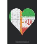Independently published Planner: Irish Iranian Flag United Heart Jigsaw Puzzle Flags Of Ireland Iran