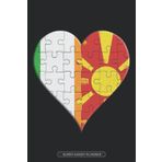 Independently published Planner: Irish Macedonian Flag United Heart Jigsaw Puzzle Flags Of Ireland Macedonia