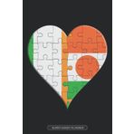 Independently published Planner: Irish Nigerien Flag United Heart Jigsaw Puzzle Flags Of Ireland Niger