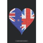 Independently published Planner: New Zealander British Flag United Heart Jigsaw Puzzle Flags Of New Zealand Great Britain