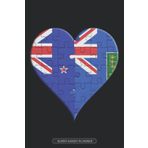Independently published Planner: New Zealander British Islanders Flag United Heart Jigsaw Puzzle Flags Of New Zealand British Islands