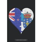 Independently published Planner: New Zealander Galician Flag United Heart Jigsaw Puzzle Flags Of New Zealand Galicia