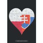 Independently published Planner: Polish Slovakian Flag United Heart Jigsaw Puzzle Flags Of Poland Slovakia