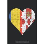 Independently published Planner: Romanian Irish Flag United Heart Jigsaw Puzzle Flags Of Romania Northern Ireland