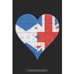 Independently published Planner: Scottish British Flag United Heart Jigsaw Puzzle Flags Of Scotland United Kingdom
