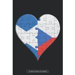 Independently published Planner: Scottish Czech Flag United Heart Jigsaw Puzzle Flags Of Scotland Czech Republic