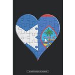 Independently published Planner: Scottish Guamanian Flag United Heart Jigsaw Puzzle Flags Of Scotland Guam