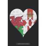 Independently published Planner: Welsh Irish Flag United Heart Jigsaw Puzzle Flags Of Wales Northern Ireland