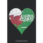Independently published Planner: Welsh Saudi Arabian Flag United Heart Jigsaw Puzzle Flags Of Wales Saudi Arabia