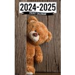 Independently published Pocket Calendar 2024-2025: 2 Years Pocket Planner with Inspirational Quotes January 2024 to December 2025, 24 Month Small Organizer 4x6.5 | Teddy Bear
