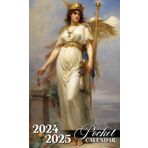 Independently published Pocket Calendar 2024-2025: 2 Years Pocket Planner with Inspirational Quotes January 2024 to December 2025, 24 Month Small Organizer 4x6.5 | Vintage Angel Athena