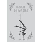 Independently published Pole dance journal: blank diary with figure illustration on each page