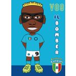 Independently published Quaderno a righe A4 per prima e seconda elementare | Rigatura A con margine | Ideale per scuola, calligrafia, scrittura e diario: I protagonisti dello scudetto del Napoli Campione d'Italia | Osimhen