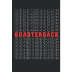 Independently published Quaterback in red: Dot Grid Jounal ToDo Exercise Book or Diary 6" x 9" (15.24 x 22.86 cm) 120 pages