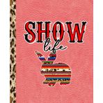 Independently published Show Life: LIvestock Show Rabbit Hare Composition Book For K-12, College Ruled Lined Paper, 100 pgs. 7.5" x 9.25" Notebook, Serape Cheetah