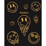 Independently published Smiley Face Notebook: Dripping Smiley Face Composition Notebook, Trippy Design / 120 pages, 7.5x9.25"