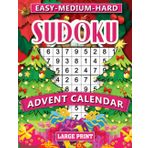 Independently published Sudoku Advent Calendar: Sudoku Puzzle Advent Calendar Book for Adults, Seniors, Grandpa & Grandma. Easy, Medium & Hard. Christmas Sudoku Activity Book.