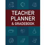Independently published Teacher Planner & Gradebook: Simple Lesson Planner with Monthly Calendar & Weekly Planning (Undated, 7 Subjects/Periods, Days Horizontally Across the Top). For Elementary, Middle and High School.