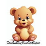 Independently published Teddy Bear Handwriting Practice Paper: Wide Lines With Dotted Midline | For Students Learning To Write Letters | Grades K-2 School | Gift For Cuddly Animal Lovers | 8.5 x 11 Inches | 111 Pages | v7