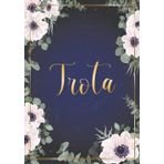 Independently published Trota: Taccuino A5 | Nome personalizzato Trota | Regalo di compleanno per moglie, mamma, sorella, figlia ... | Design: fiori | 120 pagine a righe, piccolo formato A5 (14.8 x 21 cm) (Italian Edition)