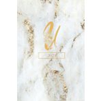 Independently published U 2023: Black White Content Gold Golden Monogram Initial Letter U with Marble and Yellow Floral Academic Agenda Journal, Weekly Planner, To-do list for Women, Girls and School (6 in x 9 in)