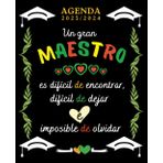 Independently published Un gran maestro es difícil de encontrar – agenda 2023/2024: Regalo original profesor |Grande planificador semanal y mensual | 2 páginas = 1 semana
