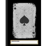 Independently published Vintage Distressed Ace of Spades Poker Playing Card Composition Notebook