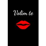 Independently published Volim te: Checkered notebook as a gift of love for Croats