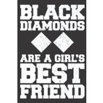 Independently published Womens Girls Skiing Nice Black Diamonds Girl s Best Friend: Daily Planner Notepad To Do Schedule, Medium 6x9 Inches, 100 Pages, Printed Cover