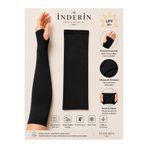 İnDerin UPF 50+ Parmak Geçirmeli Unisex UV Korumalı Siyah Kolluk 1 Çift Likralı Sporcu Voleybol Kolluğu