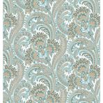 Indigo 4711-1 Damask Desenli Duvar Kağıdı