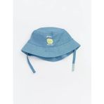 İndigo Baskılı Erkek Bebek Bucket Şapka