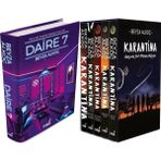 İndigo Kitap Daire 7 Ciltli ve Karantina Serisi Seti-5 Kitap Takım- Ciltli Kutulu (Beyza Alkoç) 2'li Set
