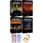 İndigo Kitap İndigo Karantina 2 - Karantina 3 - Karantina 4 ve Karantina 5 Beyza Alkoç 4lü Set + Kalem Hediyeli