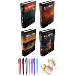 İndigo Kitap İndigo Karantina 2 - Karantina 3 - Karantina 4 ve Karantina 5 Ciltli Beyza Alkoç 4lü Set + Hediyeli
