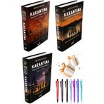 İndigo Kitap İndigo Karantina 3 - Karantina 4 ve Karantina 5 Ciltli Beyza Alkoç 2li Set + Econ Kalem Hediyeli