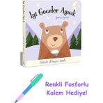 İndigo Kitap Iyi Geceler Ayıcık - Sihirli El Feneri Kitabı (Ciltli) + Fosforlu Kalem Hediye - Hayır