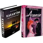 İndigo Kitap Karantina 1 Ciltli ve Asansör Ciltli (Beyza Alkoç) 2'li Set
